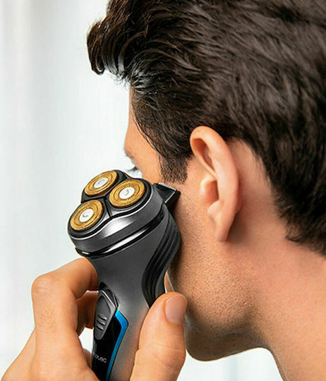 Cecotec Titanium PerfectCut 04199 Περιστρεφόμενη Ξυριστική Μηχανή Προσώπου Επαναφορτιζόμενη