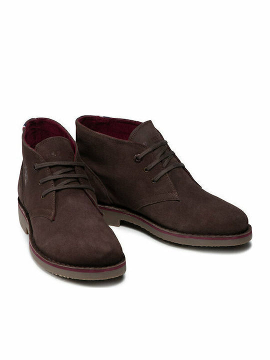 Must Wildleder Braun Herrenstiefel