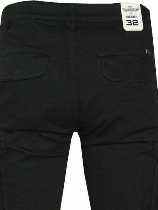 Trousers Cargo in Slim Fit Black