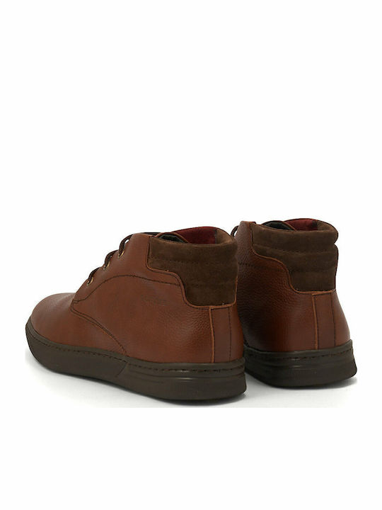 Piele Tabac maro Ghete barbati Anatomic