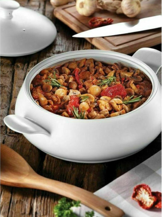 Kutahya Porselen Dutch Oven Round Porcelain 26x26cm 1pcs