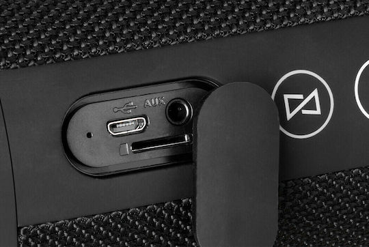 ECG BTS Κ1 Ηχείο Bluetooth 9W με Ραδιόφωνο και Διάρκεια Μπαταρίας έως 7 ώρες Μαύρο