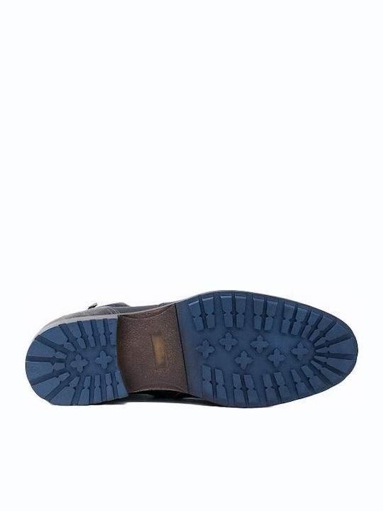 Piele Negru Ghete barbati
