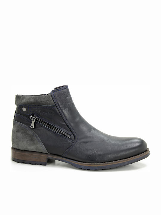 Piele Negru Ghete barbati
