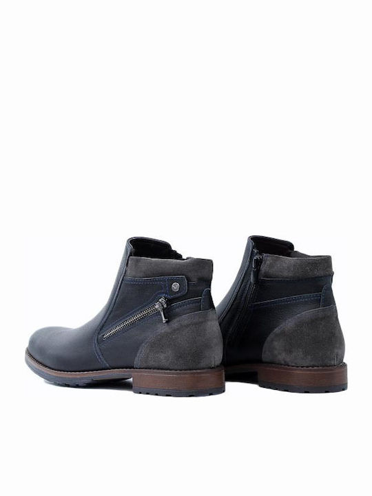 Piele Negru Ghete barbati