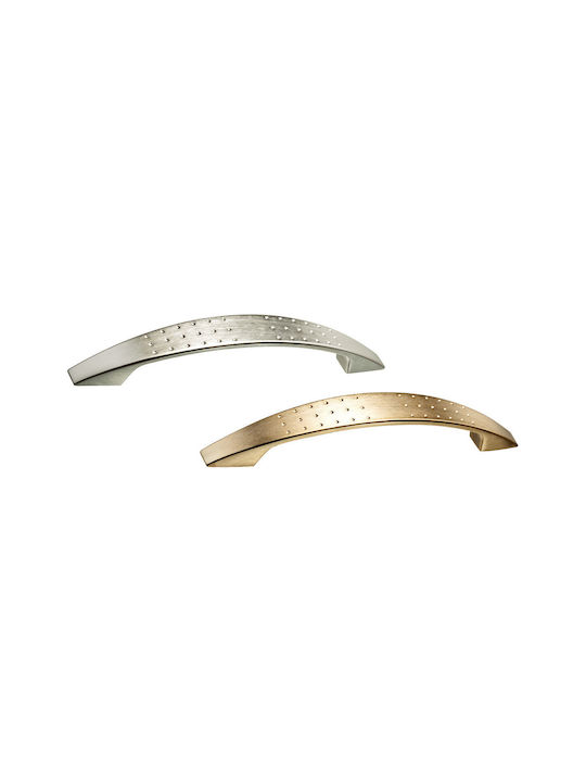 Viometale 05.75 Grip Mobilier din Metal Oro Matt cu Distanța între Centre 128mm 05.75/128.57 1buc