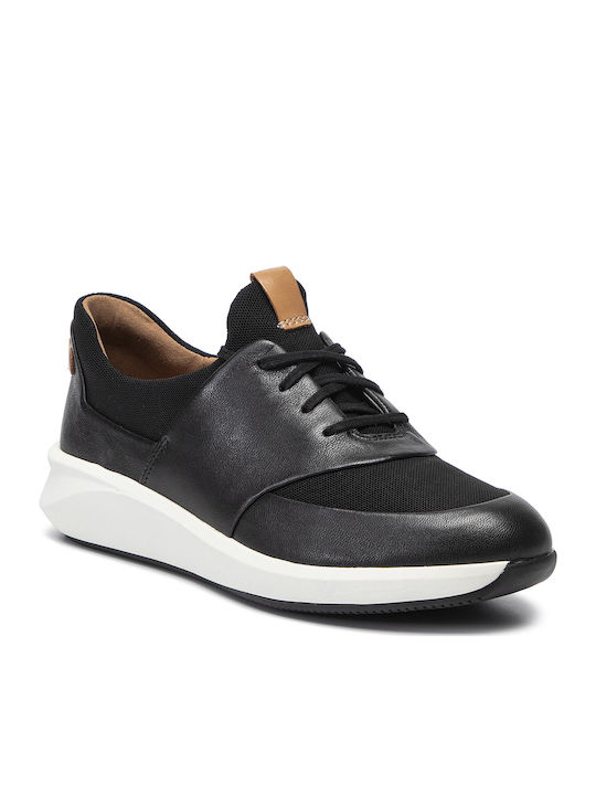 Clarks Un Rio Lace Sneakers Black