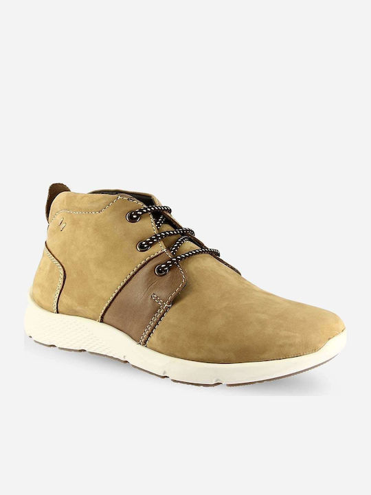 E046-300 Leder Gelb Herrenstiefel