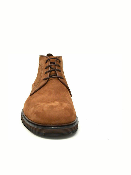 Suede Tabac maro Ghete barbati