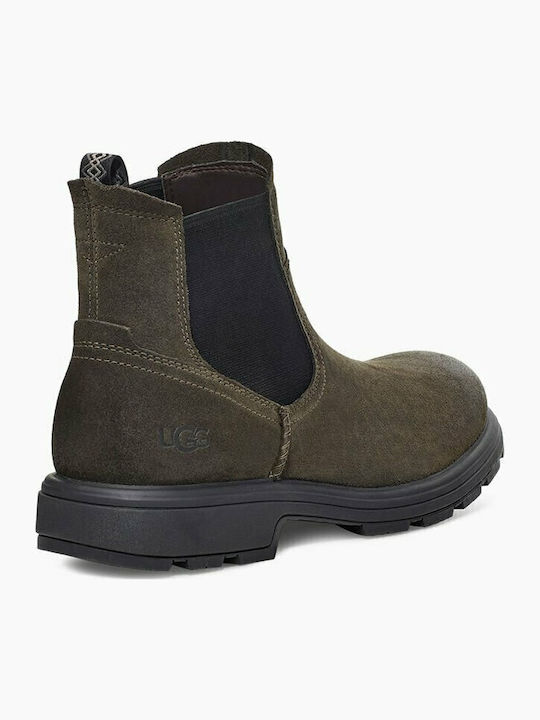 Biltmore Suede Chelsea Boots Waterproof Dark Olive