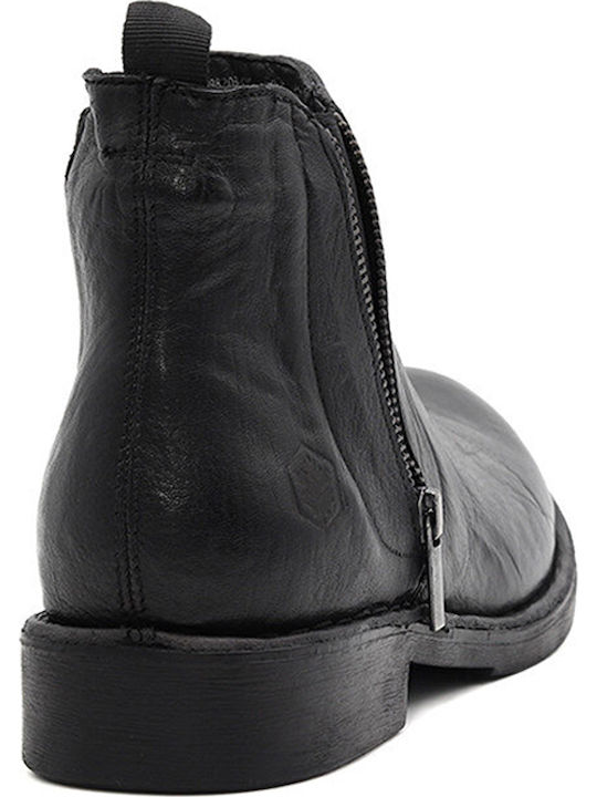 Roy Leather Black Men's Boots