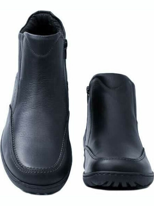 Piele Negru Ghete barbati Anatomic