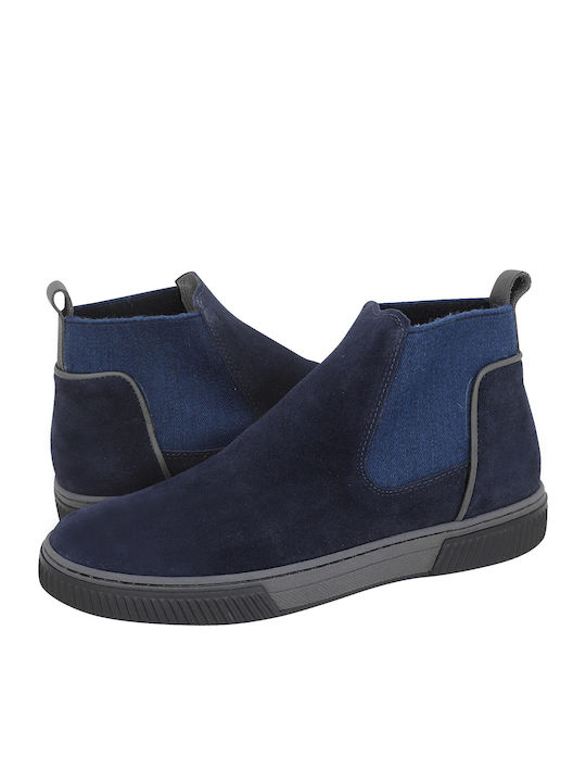 Marineblau Herrenstiefel