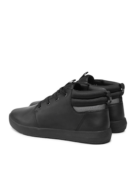 Proxy Mid Leather Black Men's Boots