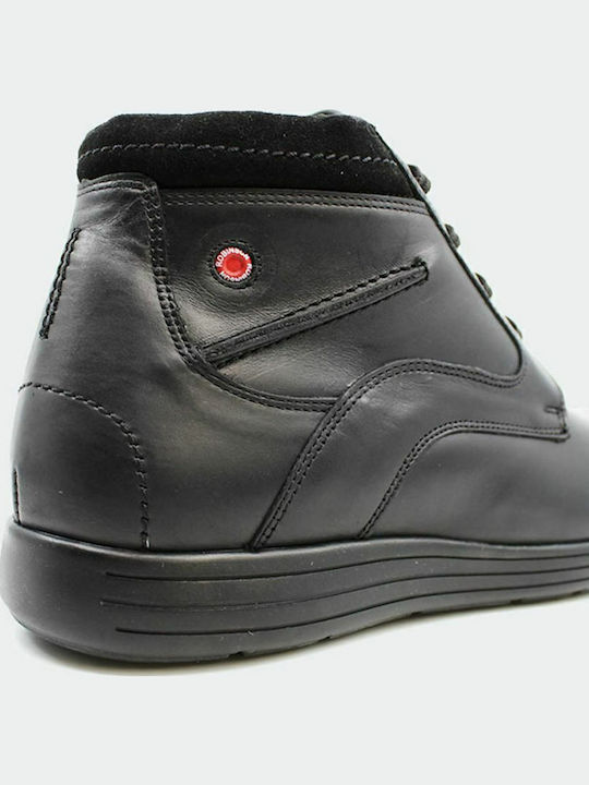 Leder Schwarz Herrenstiefel