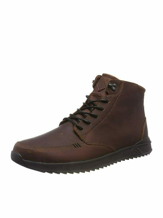 RF0A3624 Leather Brown Men's Boots Waterproof