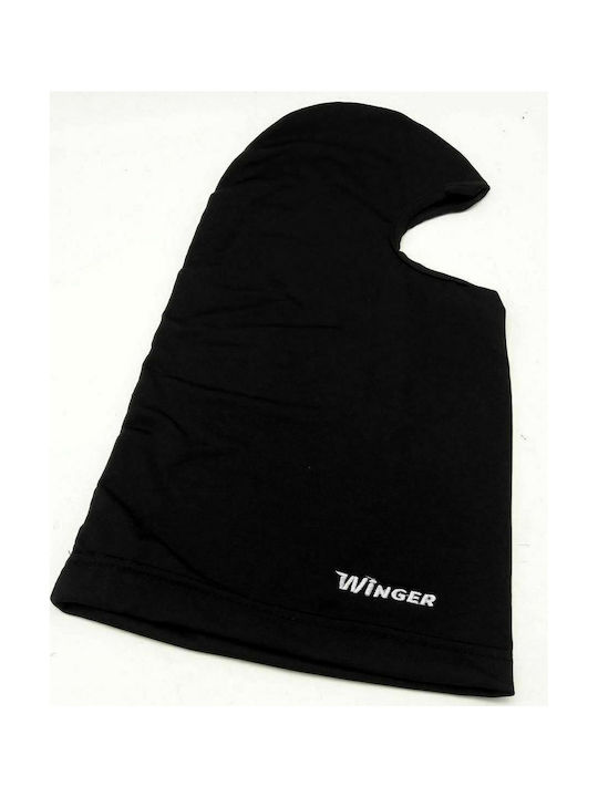 Winger WB01 Polyester Rider Full Face Balaclava in Black Colour