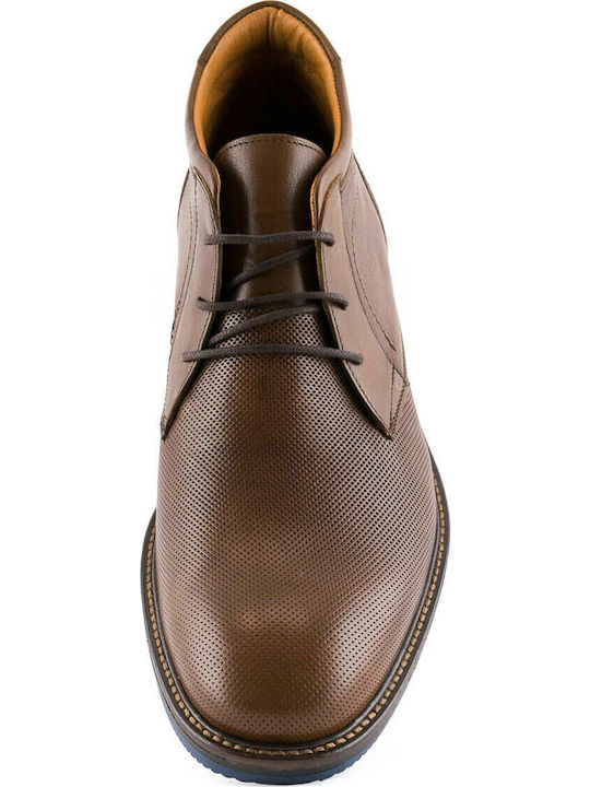 Leather Men's Boots Anatomical Cognac