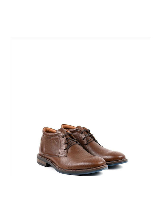 Leather Men's Boots Anatomical Cognac