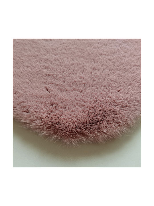 Newplan JM7 Παιδικό Χαλί Πεταλούδες Dark Pink 120x120cm Πάχους 30mm