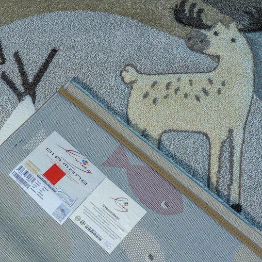 Tzikas Carpets 24225-730 Παιδικό Χαλί Μπλε 133x190cm Πάχους 13mm