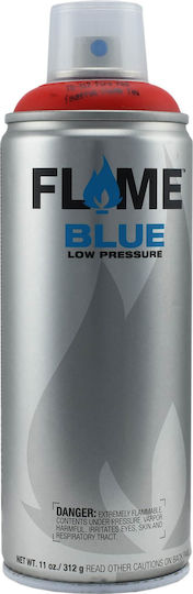 Flame Paint Σπρέι Βαφής FB Ακρυλικό με Ματ Εφέ Fire Red 400ml