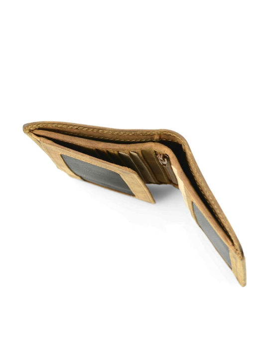 Leather Men's Wallet Classic Brown
