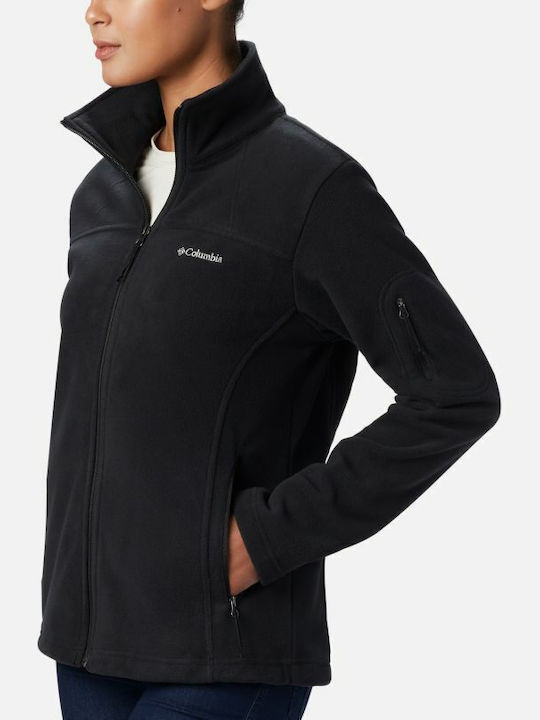 Fast Trek II Fleece Γυναικεία Ζακέτα με Φερμουάρ σε Μαύρο Χρώμα