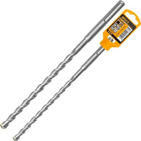 Ingco Four-Cut Drill Carbide with SDS Plus Shank for Masonry 16x250mm