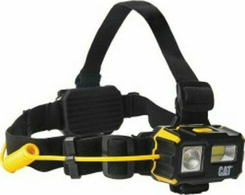 CAT Headlamp LED Dual Function with Maximum Brightness 240lm Black