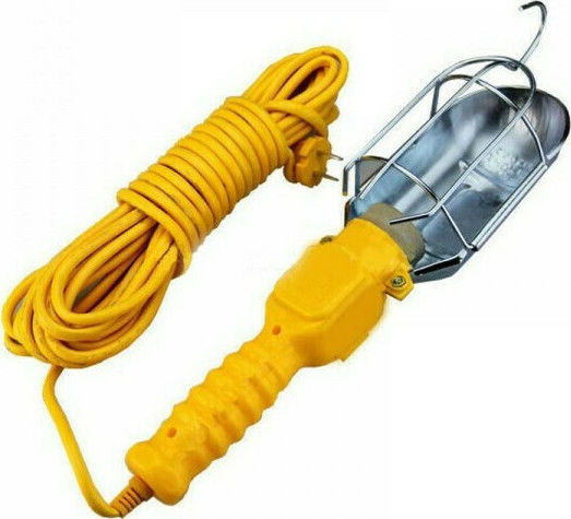 CHaralampidis Electric Work Light with Extension Cord with 10m Cable