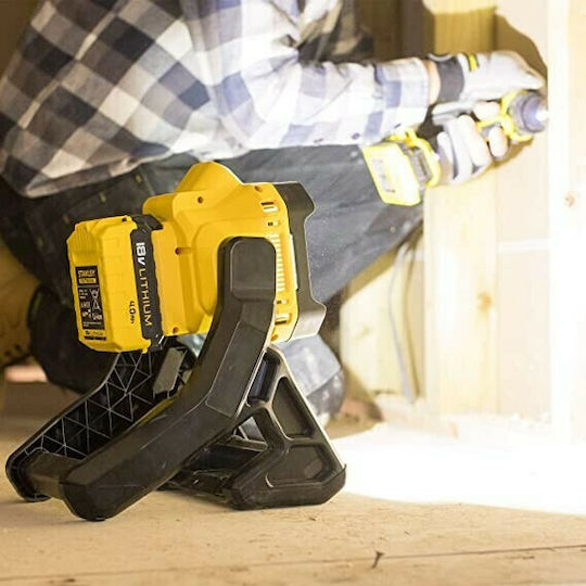 Stanley Rechargeable Jobsite Light LED with Brightness up to 1900lm Fatmax
