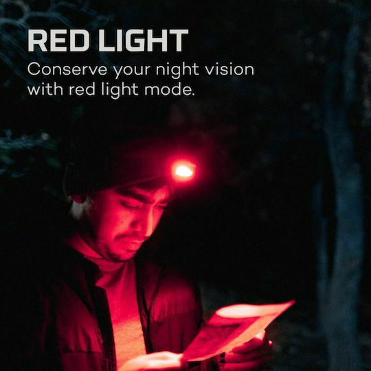 Nebo Headlamp LED IP67 with Maximum Brightness 750lm Einstein Black
