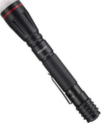 Philips Flashlight LED IPX4 with Maximum Brightness 160lm 1000 Series Black Black