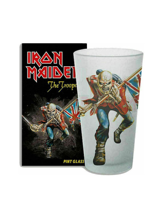 Global Iron Maiden - The Trooper Ποτήρι Νερού από Γυαλί