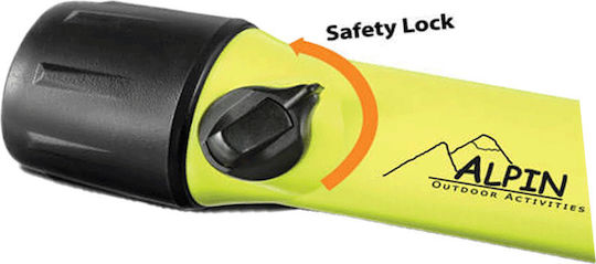 Alpin Rechargeable LED Diving Safety Light with Brightness 240 Lumen for Depth up to 30m