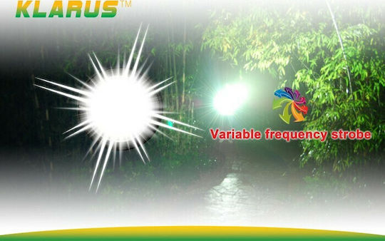Klarus Rechargeable Flashlight LED IPX8 with Maximum Brightness 140lm