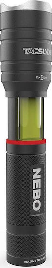 Nebo Taschenlampe LED IPX4 Doppelte Funktion mit maximaler Helligkeit 300lm Tac Slyde Schwarz