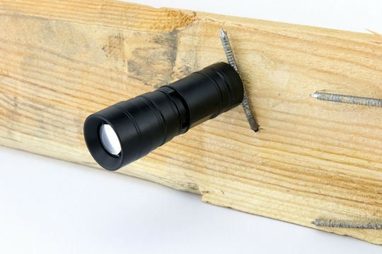Troika Rechargeable LED Flash Light with Maximum Brightness 240lm Eco Beam