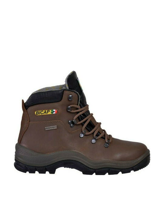 Ergo Bicap Jager Wasserdicht Stiefel Arbeit Braun O2
