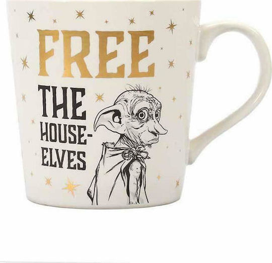 Half Moon Bay Dobby - Free The House Elves Κούπα Κεραμική Λευκή 325ml