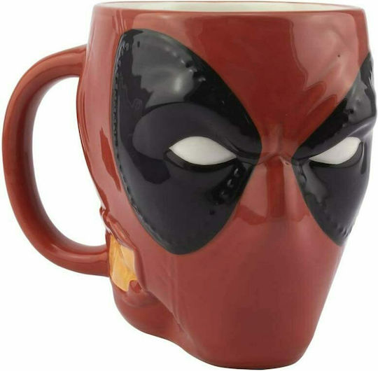 Paladone Deadpool Head Shaped Κούπα Κεραμική Κόκκινη 350ml Paladone Deadpool Head Shaped Κούπα Κεραμική Κόκκινη 350ml