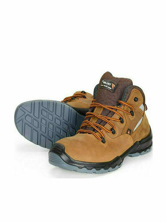 Talan Planet Wasserdicht Stiefel Sicherheit Braun S3 mit Zertifizierung SRA,SRC