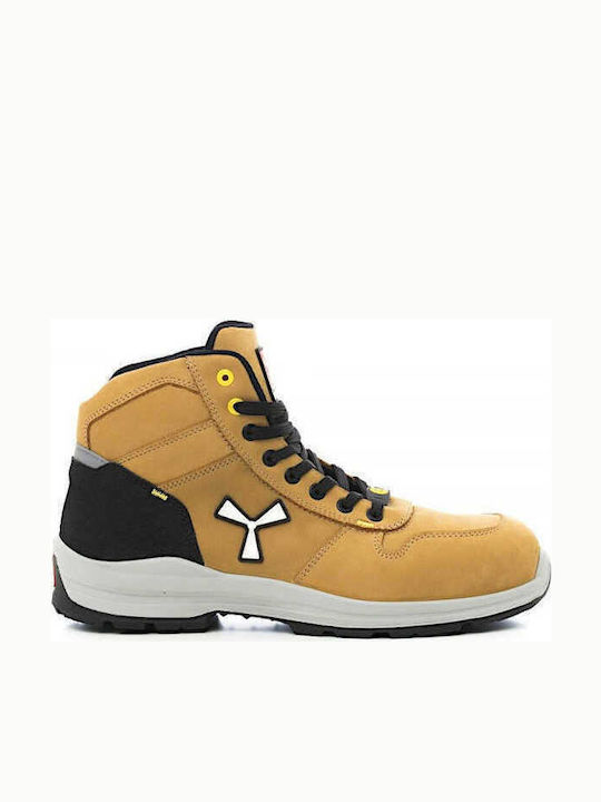 Payper Get Force Mid Waterproof Boots Safety Yellow S3 with Certification P, ESD ,SRC