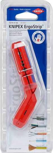 Knipex Coaxial Cable Stripper with 135mm Length ErgoStrip