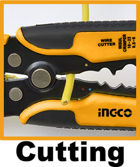 Ingco Automatic Cable Stripper with Cutter and 280mm Length