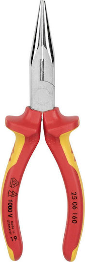 Knipex Μυτοτσίμπιδο Ίσιο Ηλεκτρολόγου Μήκους 160mm