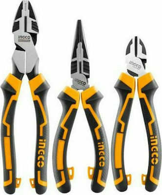 Ingco Pliers set Length 200mm 3pcs