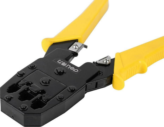 Deli Deli Tools Edl2468 Ethernet Internet Cable Crimping Plier RJ12, RJ45, RJ10 with Cable Cutter E