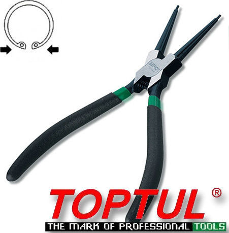 Toptul Toptul Sicherungsringzange Gerade Länge 127mm